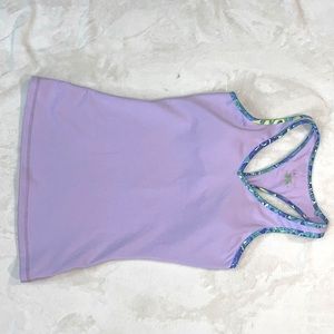 Lilly Pulitzer (Luxletic) light purple. Sports bra tank.
